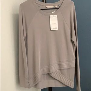 NWT Athleta Serenity Crisscross Sweatshirt S